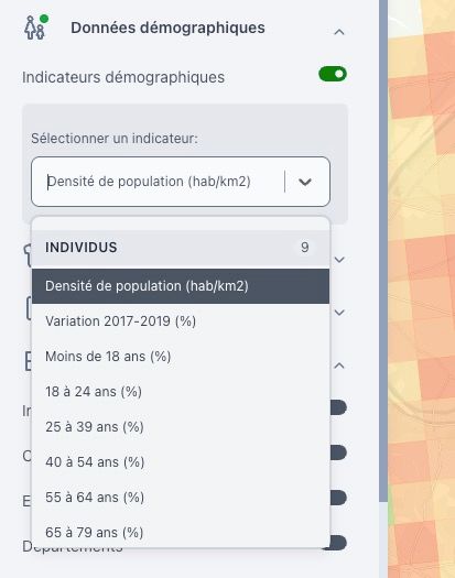 layer demographie